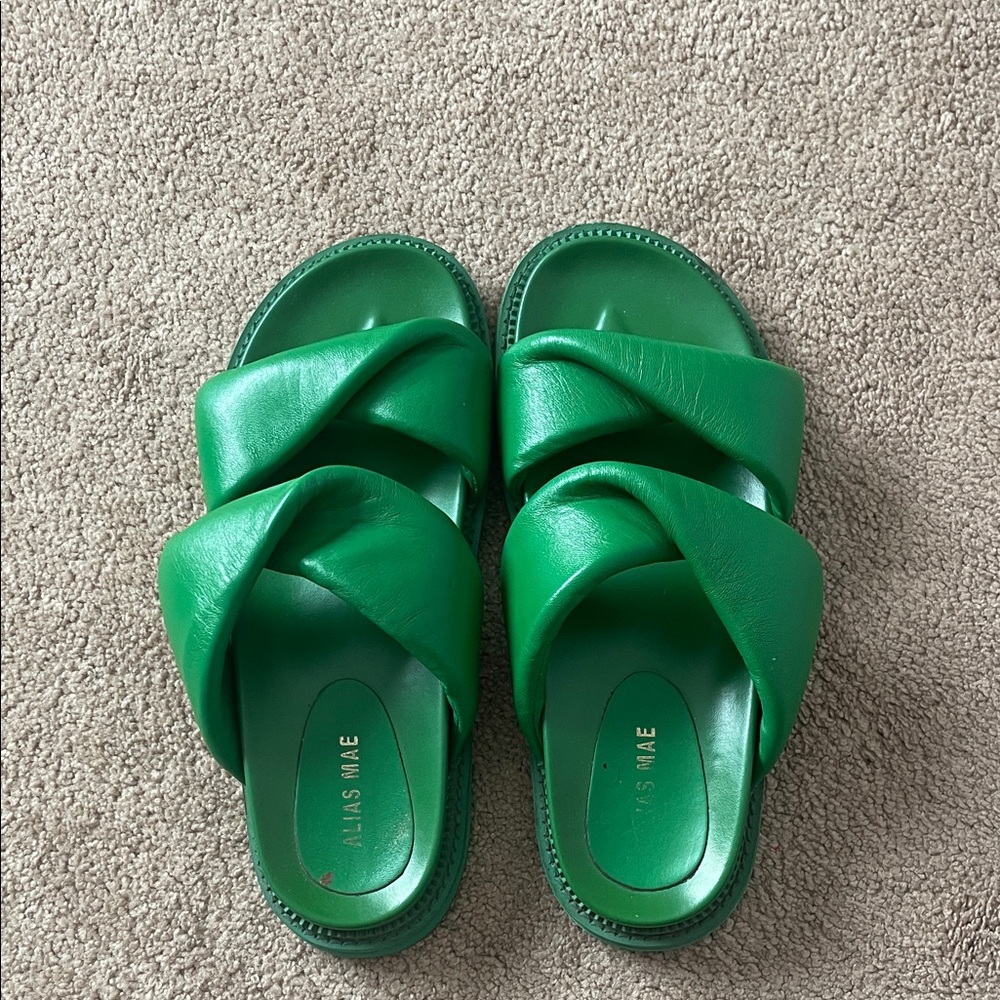 Alias Mae Green Sandals
